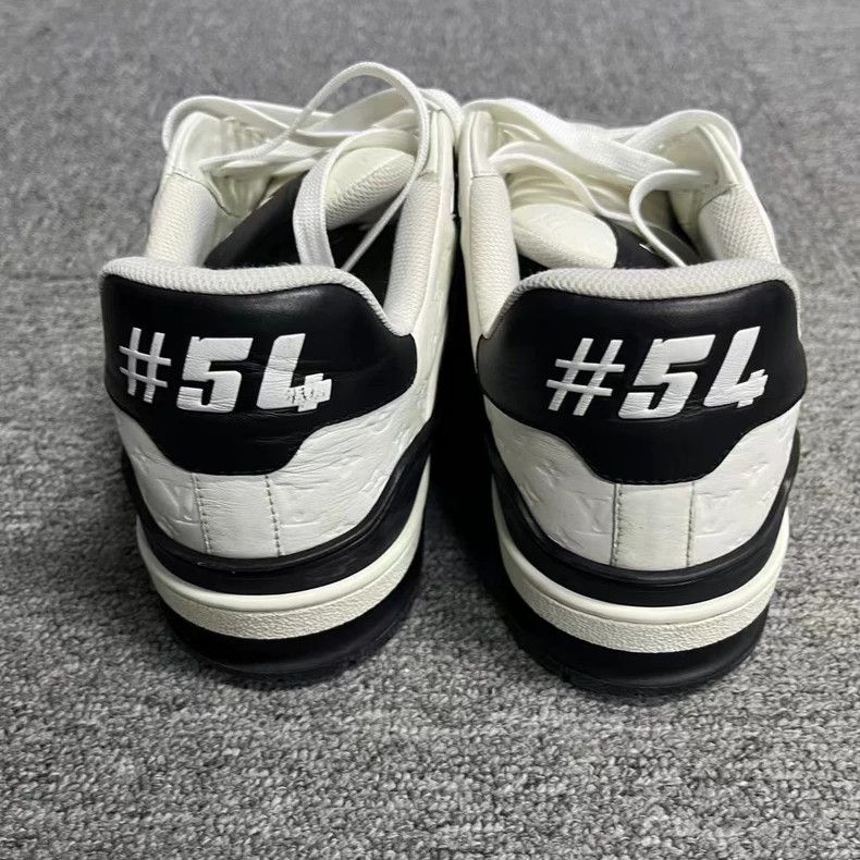 Louis Vuitton Louis Vuitton Black White Fashion Sneakers Size 6.5 Size US 6.5 / EU 39-40 - 3 Thumbnail
