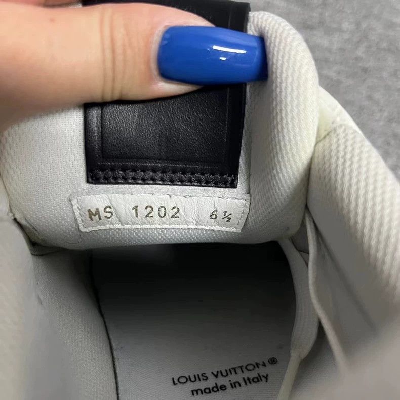 Louis Vuitton Louis Vuitton Black White Fashion Sneakers Size 6.5 Size US 6.5 / EU 39-40 - 4 Thumbnail