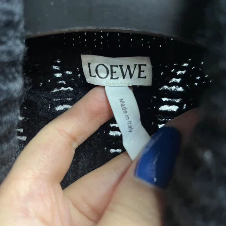 Loewe Black and White Striped Turtleneck Sweater Size US M / EU 48-50 / 2 - 3 Thumbnail