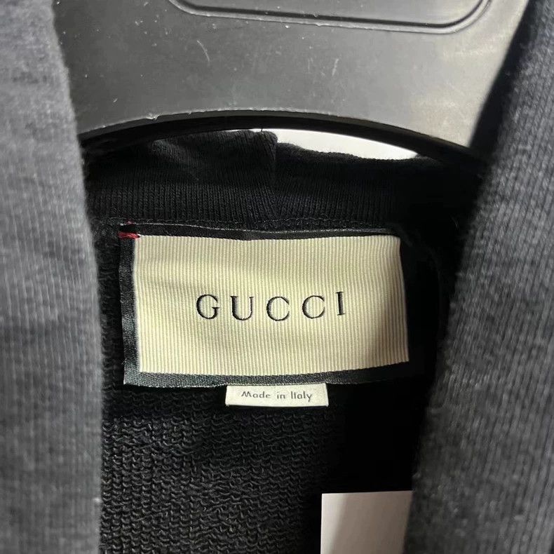Gucci Gucci Black Long Sleeve Strawberry Hoodie Size US XS / EU 42 / 0 - 3 Thumbnail