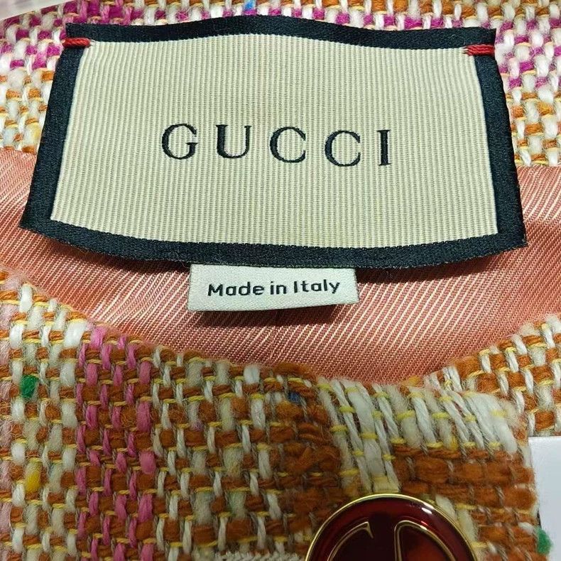 Gucci Gucci Tweed Jacket with Double Buttons Size US S / EU 44-46 / 1 - 3 Thumbnail