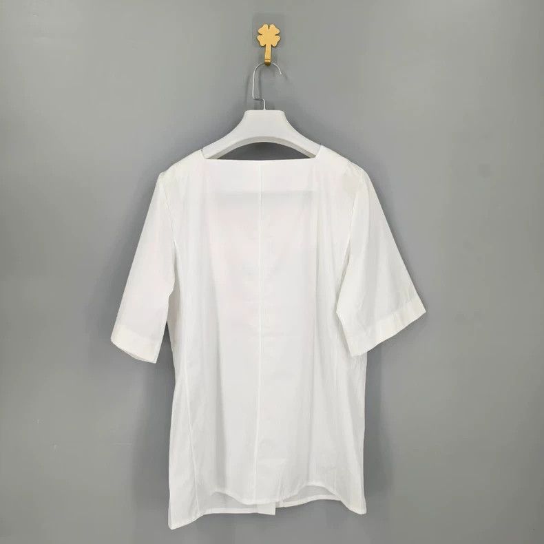 Givenchy Givenchy Women's White Short Sleeve Shirt Size US S / EU 44-46 / 1 - 2 Thumbnail
