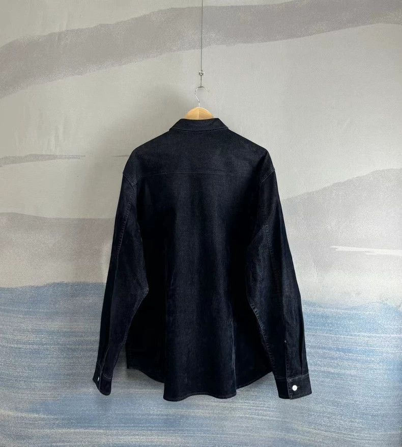 Dior Dior Dark Blue Denim Work Shirt Jacket Size US L / EU 52-54 / 3 - 3 Thumbnail