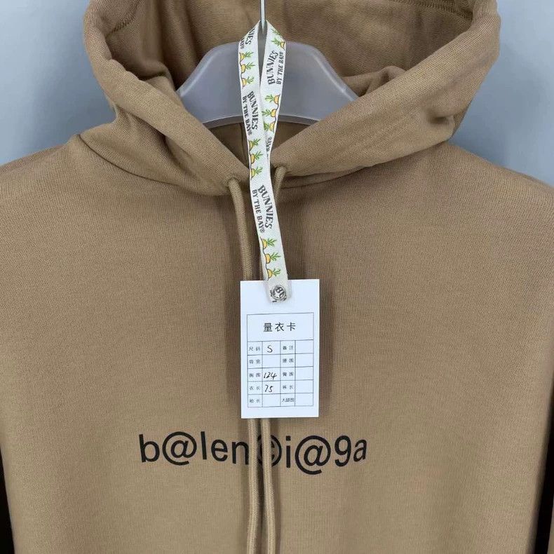 Balenciaga Balenciaga Khaki Email Hoodie Size XS Size US XS / EU 42 / 0 - 5 Thumbnail