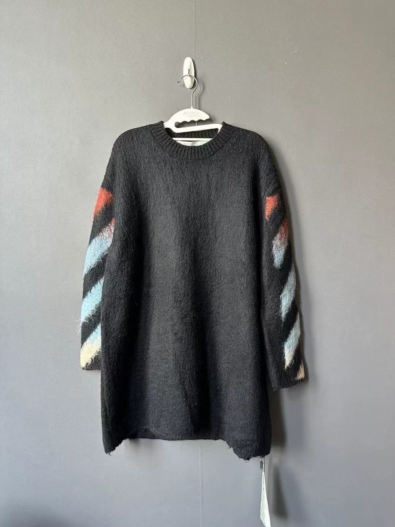 Off-White Off White Long Sleeve Mohair Sweater Size US L / EU 52-54 / 3 - 2 Thumbnail