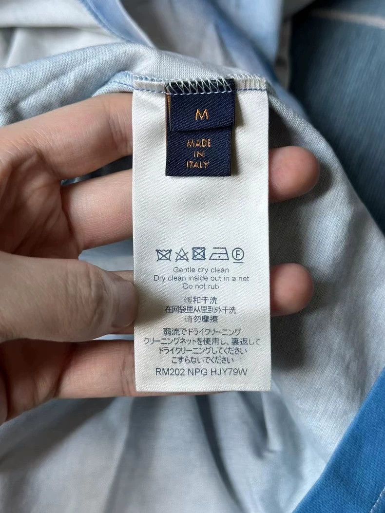 Louis Vuitton Louis Vuitton Blue Sky White Cloud Shirt Size US M / EU 48-50 / 2 - 4 Thumbnail