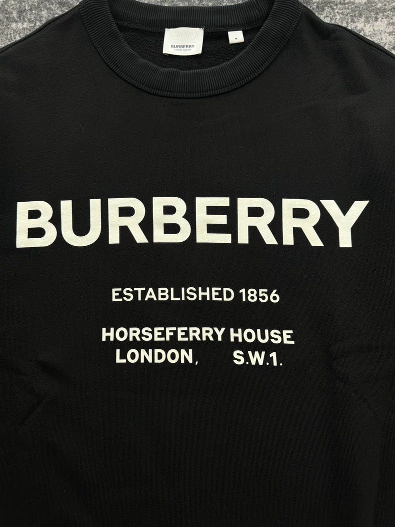 Burberry Burberry Black London Sweatshirt Size M Size US M / EU 48-50 / 2 - 3 Thumbnail