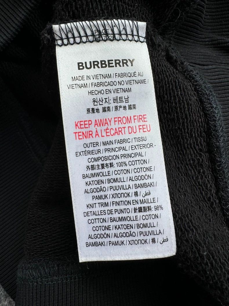 Burberry Burberry Black London Sweatshirt Size M Size US M / EU 48-50 / 2 - 5 Thumbnail