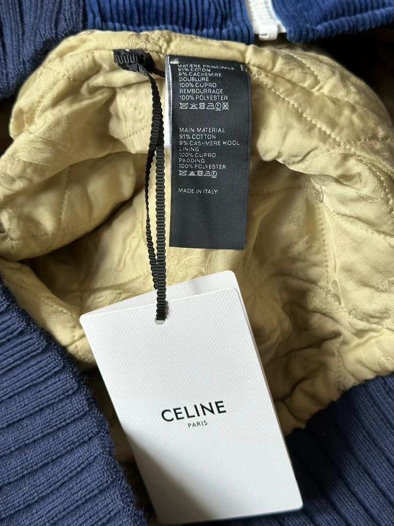 Celine Celine Blue Corduroy Embroidered Jacket Size US S / EU 44-46 / 1 - 3 Thumbnail