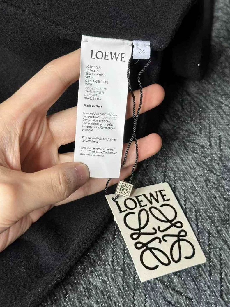 Loewe Loewe Black Wool Short Jacket Size US XS / EU 42 / 0 - 4 Thumbnail