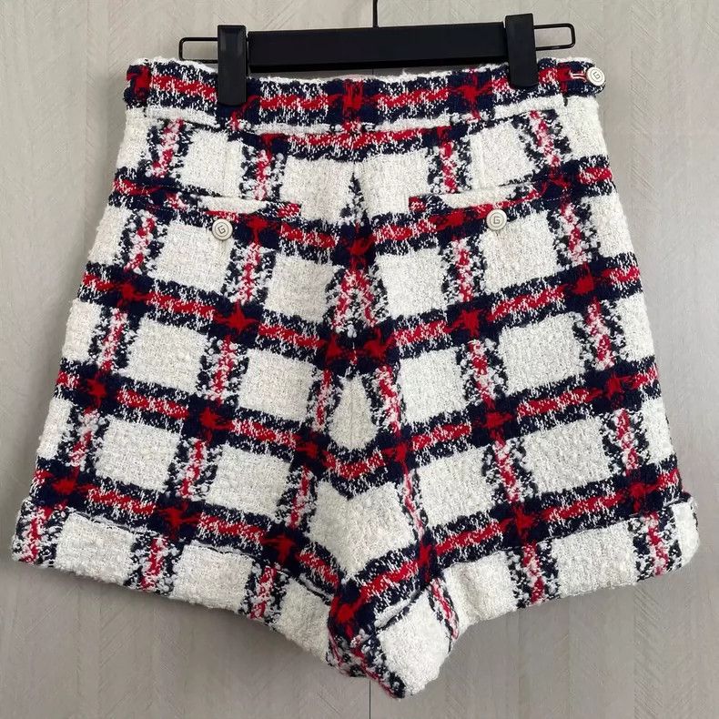 Gucci Gucci Red and White Checkered Shorts Size US 38 / EU 54 - 3 Thumbnail