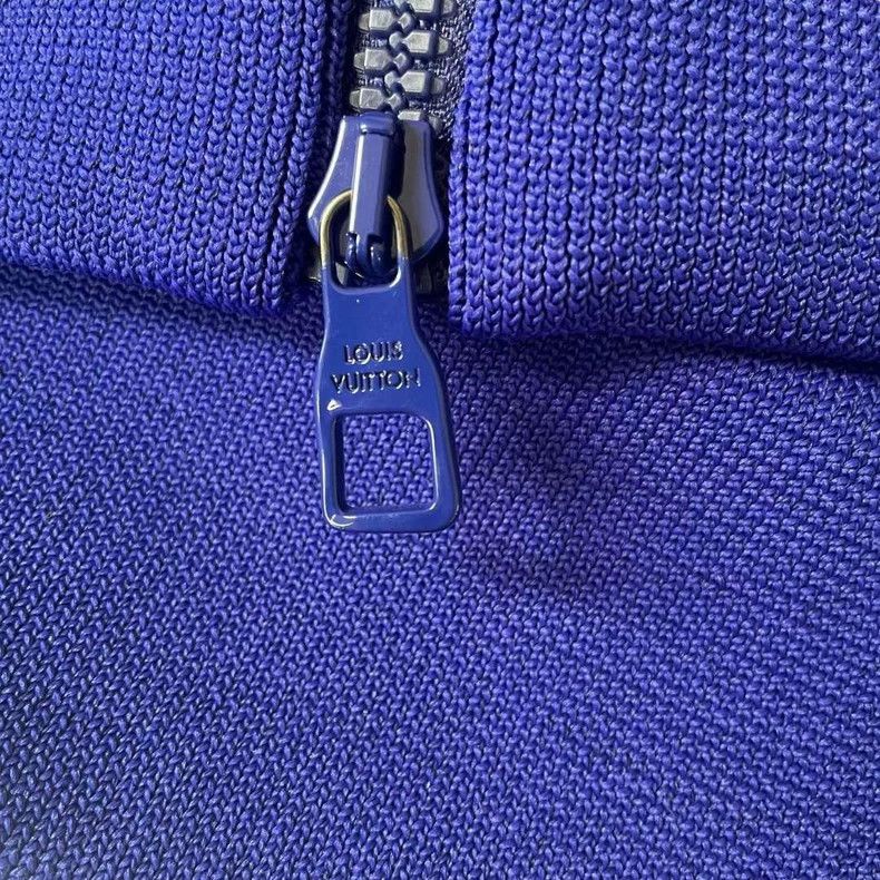 Louis Vuitton Louis Vuitton Blue Zip Jacket with Tag Size US L / EU 52-54 / 3 - 6 Thumbnail