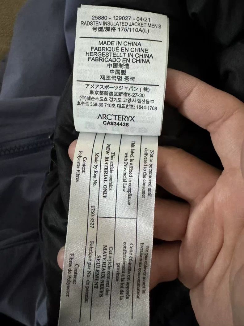 Arc'teryx Arc'teryx Radsten Hooded Jacket in Blue Size US L / EU 52-54 / 3 - 4 Thumbnail