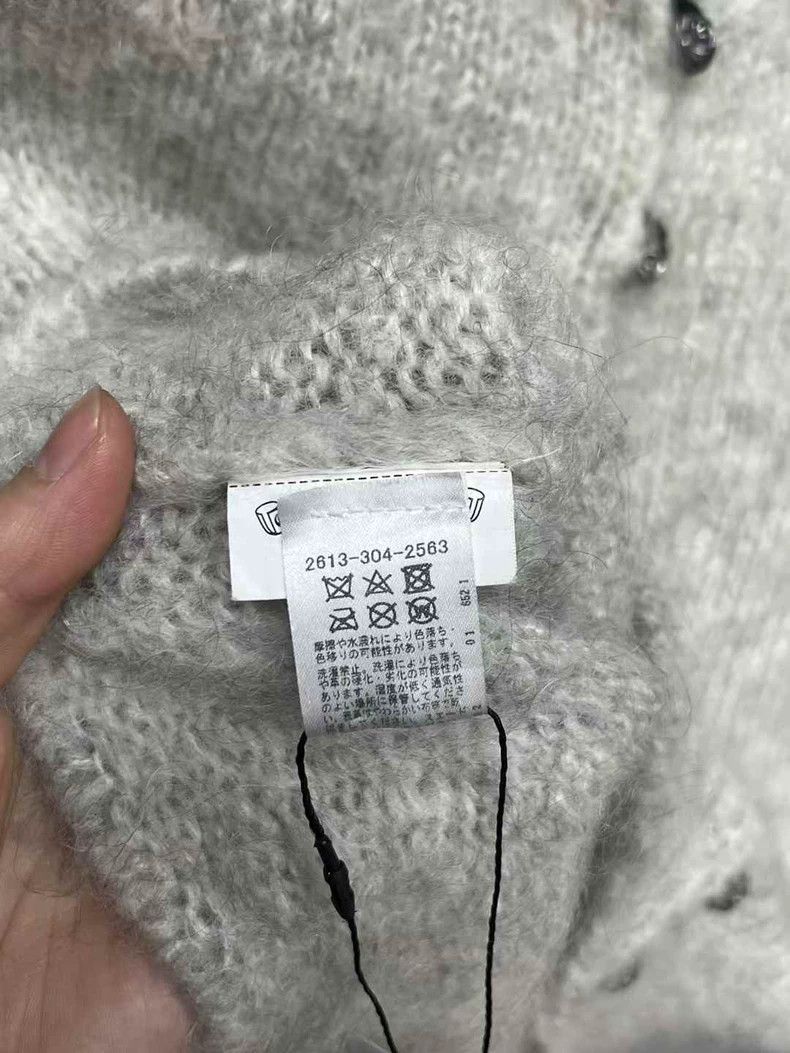 Chrome Hearts Chrome Hearts Gray Cashmere Cardigan Sweater Size US S / EU 44-46 / 1 - 5 Thumbnail