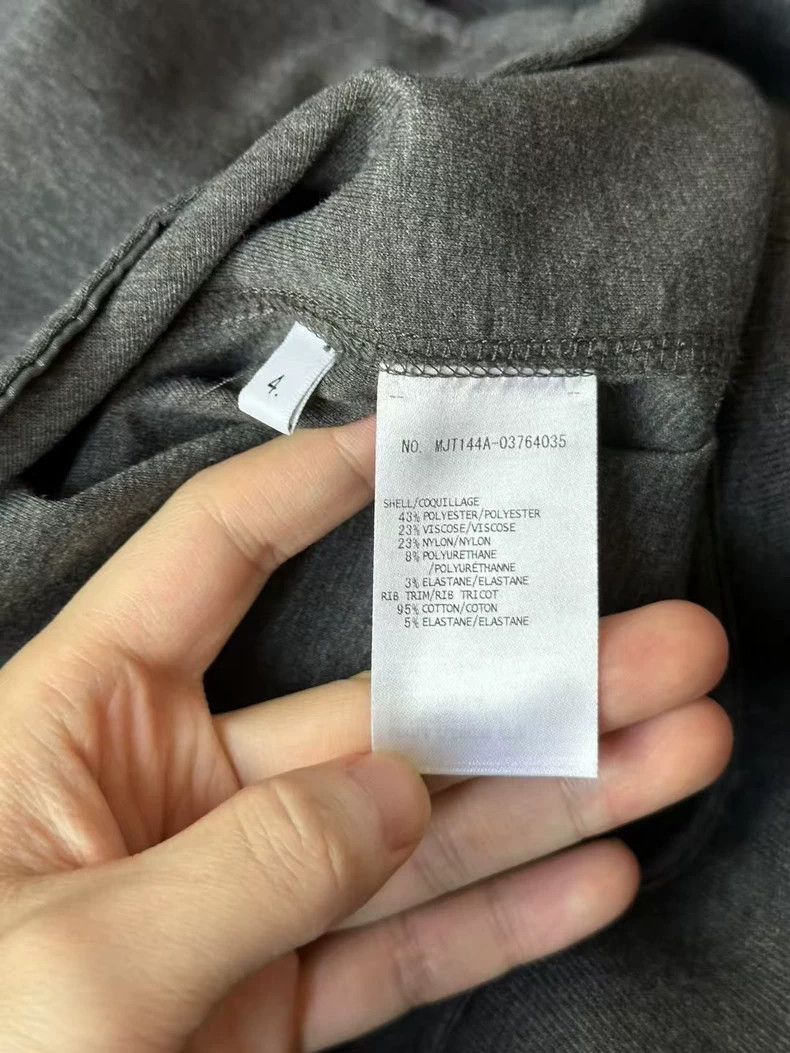 Thom Browne Dark Grey Bomber Jacket