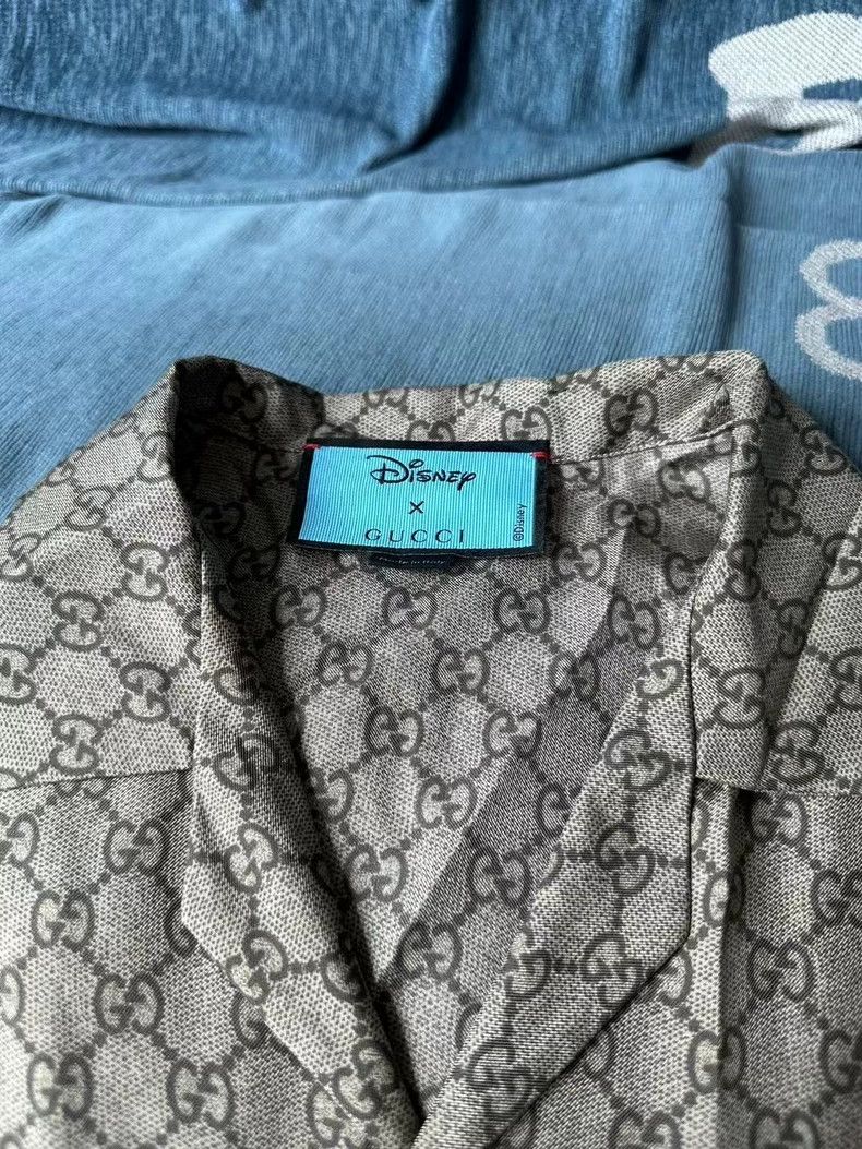 Gucci Gucci Donald Duck Print Short Sleeve Shirt Size US XL / EU 56 / 4 - 3 Thumbnail