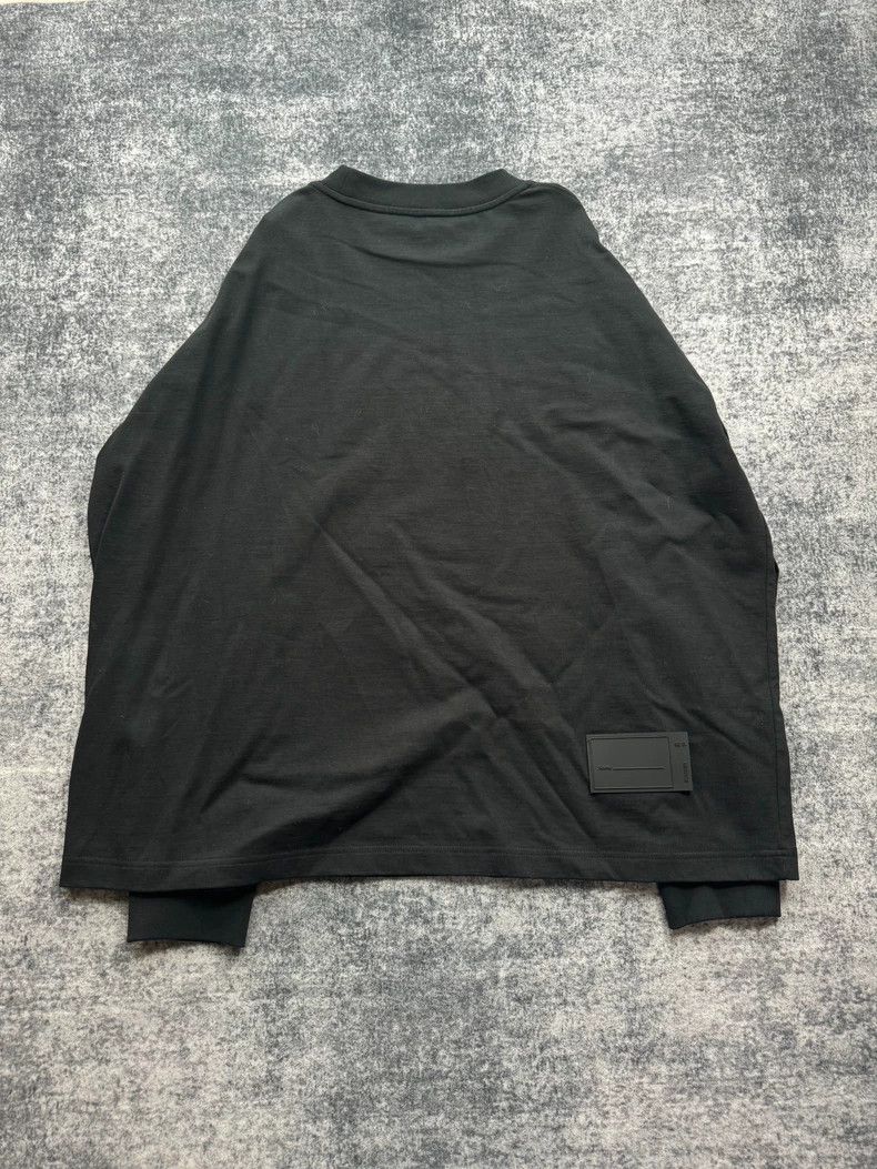 WE11DONE We11done Black Embossed Logo Sweatshirt Size US S / EU 44-46 / 1 - 5 Thumbnail