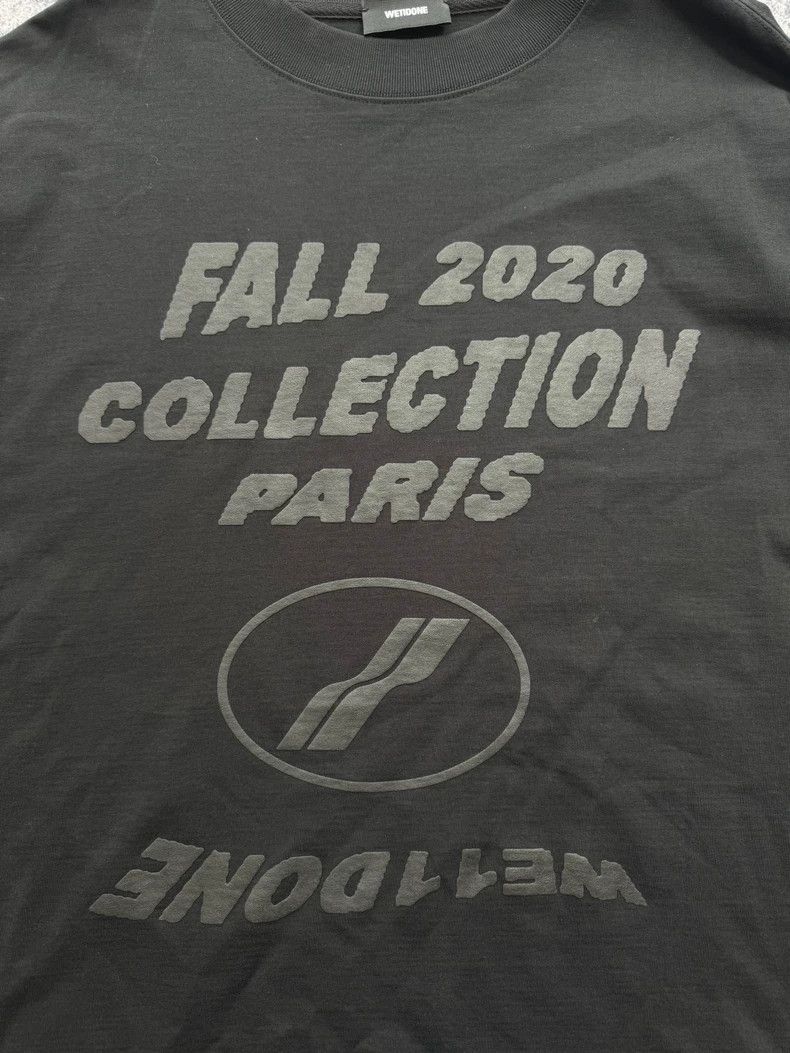 WE11DONE We11done Black Embossed Logo Sweatshirt Size US S / EU 44-46 / 1 - 3 Thumbnail