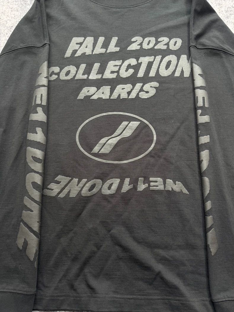 WE11DONE We11done Black Embossed Logo Sweatshirt Size US S / EU 44-46 / 1 - 4 Thumbnail