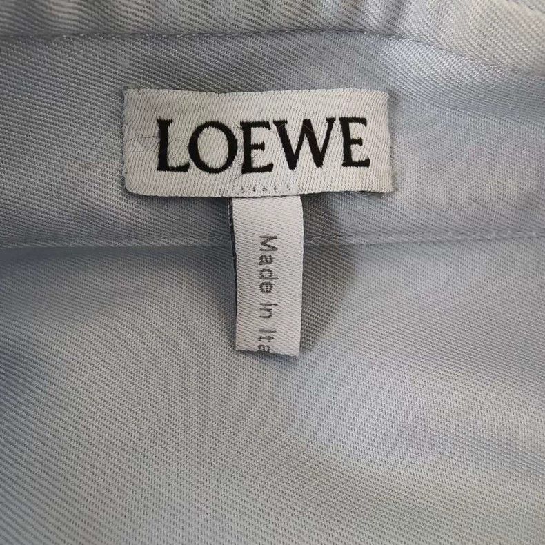 Loewe LOEWE Light Blue Logo Pocket Shirt Size US L / EU 52-54 / 3 - 4 Thumbnail