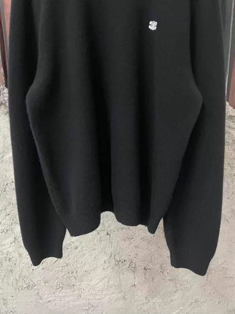 Celine Celine Black Sweater with Logo Size US L / EU 52-54 / 3 - 4 Thumbnail