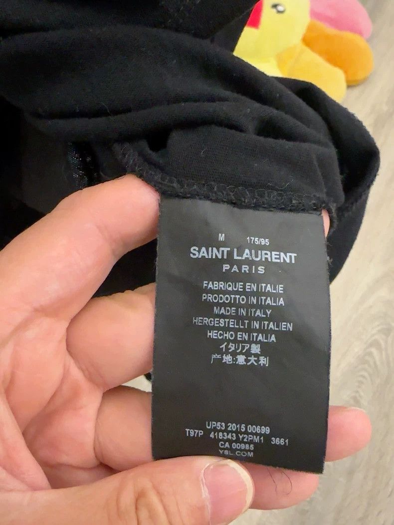 Saint Laurent Paris Saint Laurent Baby Short Sleeve T-Shirt Size US M / EU 48-50 / 2 - 6 Thumbnail