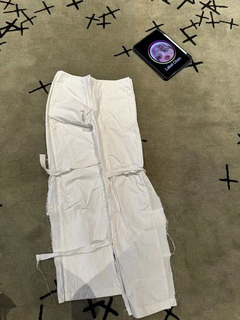 Hussein Chalayan Distressed Bondage Cargo Pants by Hussein Chalayan Size US 38 / EU 54 - 2 Thumbnail