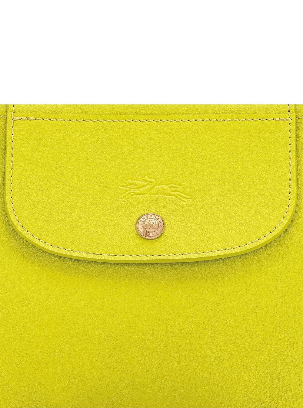 Longchamp Green Handbag with Embossed Logo on the Front and Adjustable and Removable Shoulder Strap in Leather Woman Size ONE SIZE - 4 Thumbnail