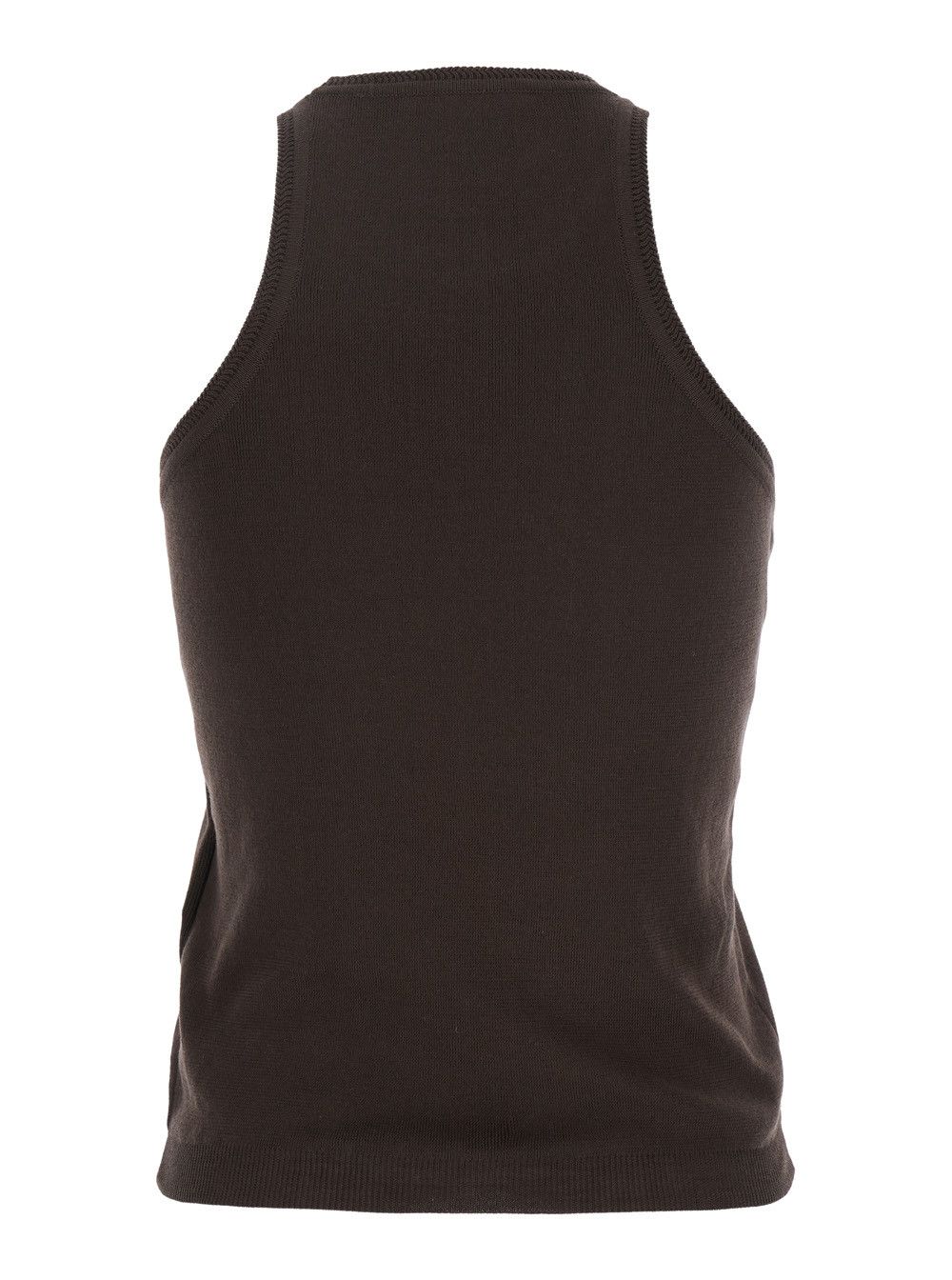 Max Mara 'Arness' Black Sleeveless Top with Halterneck in Cotton Woman Size M / US 6-8 / IT 42-44 - 2 Thumbnail