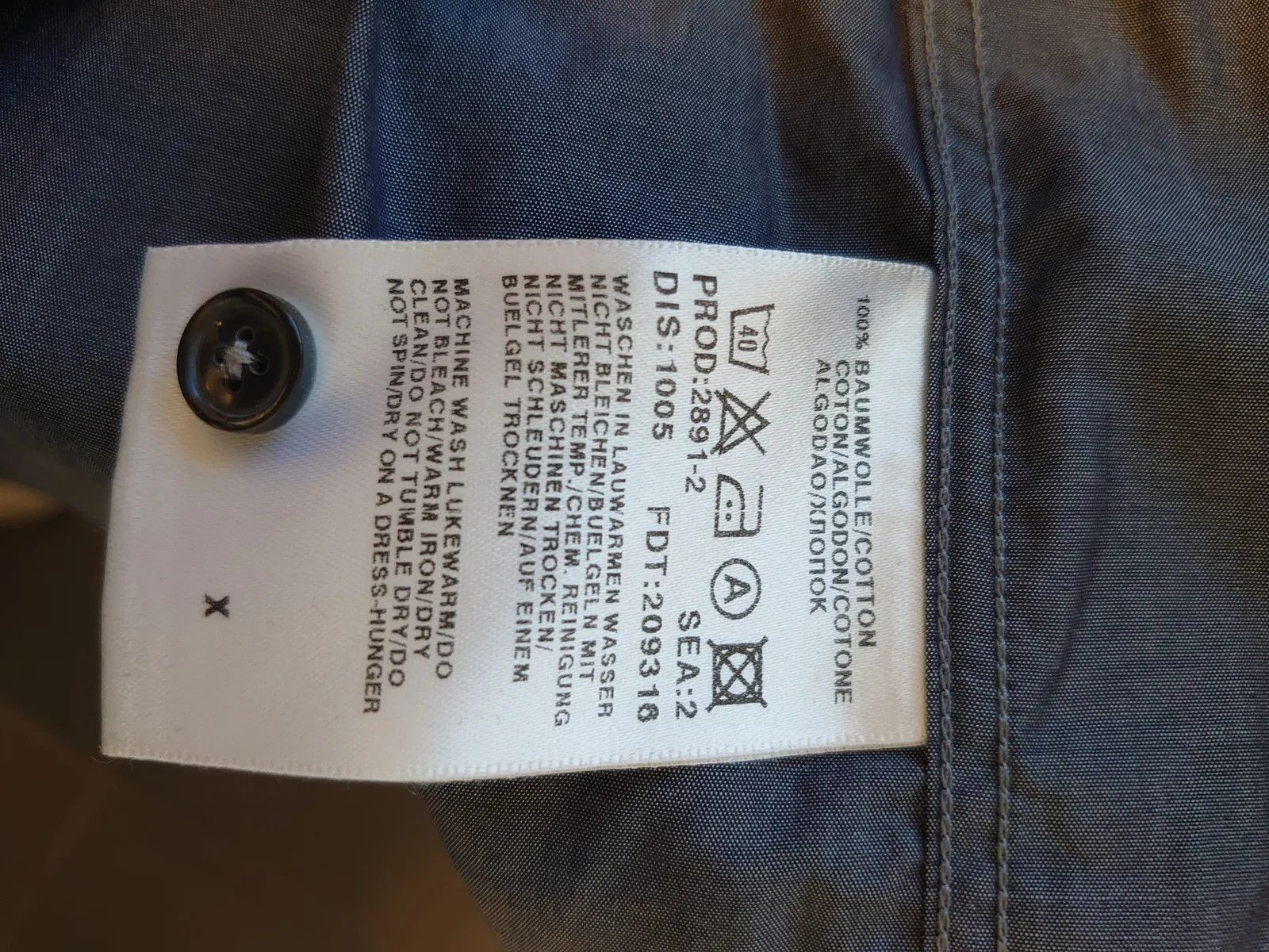 Hugo Boss Boss Shirt Size US XL / EU 56 / 4 - 2 Thumbnail