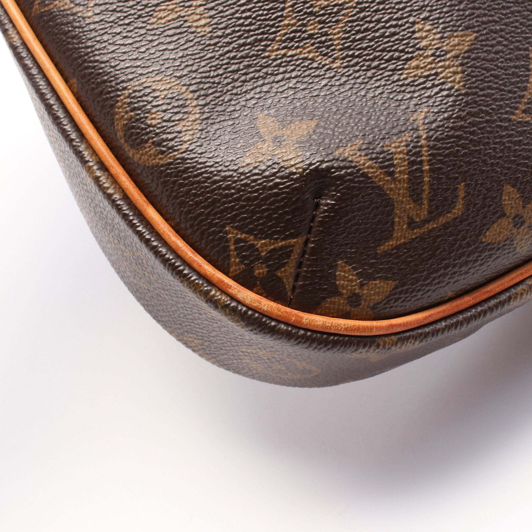 Louis Vuitton Louis Vuitton Odeon Pm Monogram Shoulder Bag Leather Brown Size ONE SIZE - 8 Thumbnail