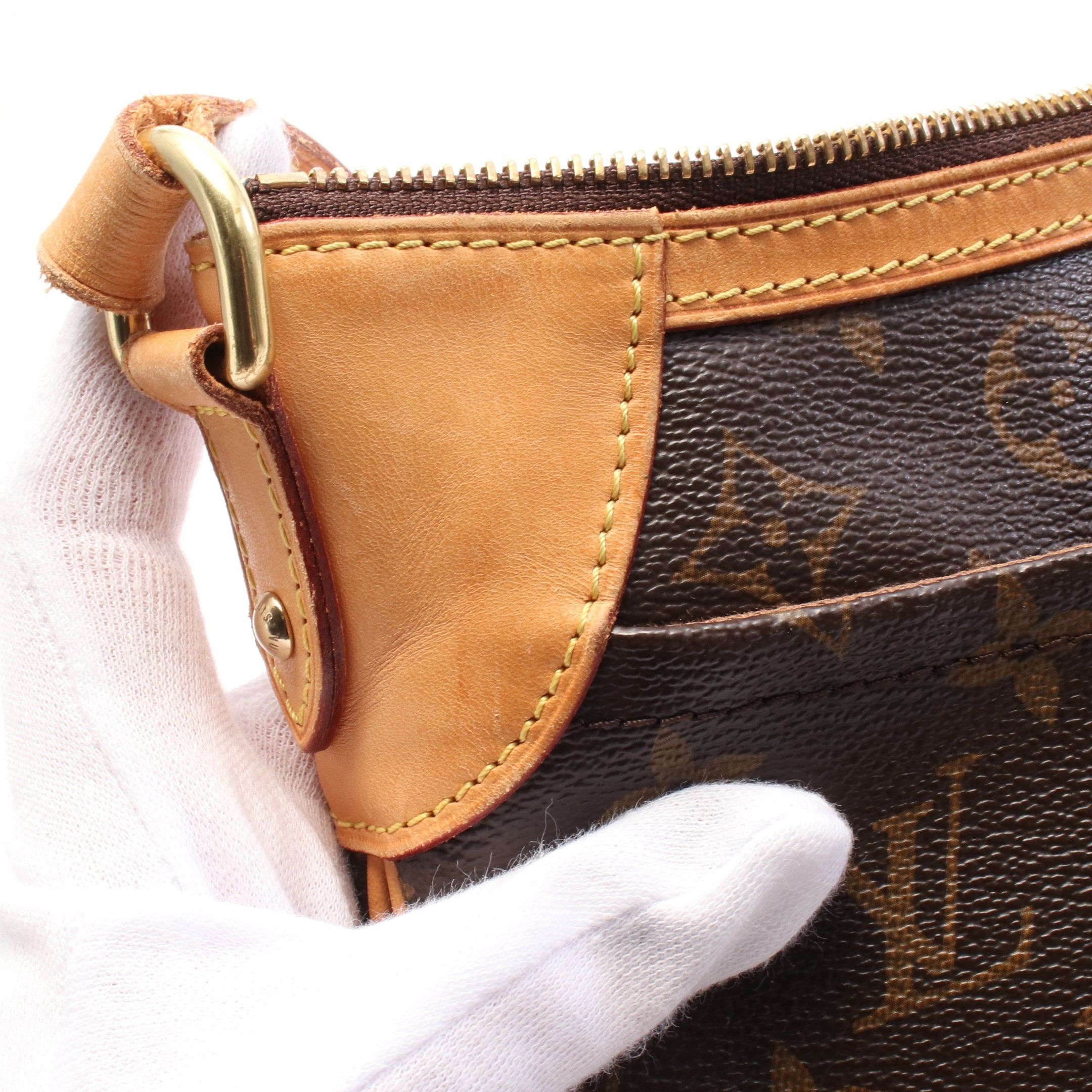 Louis Vuitton Louis Vuitton Odeon Pm Monogram Shoulder Bag Leather Brown Size ONE SIZE - 7 Thumbnail