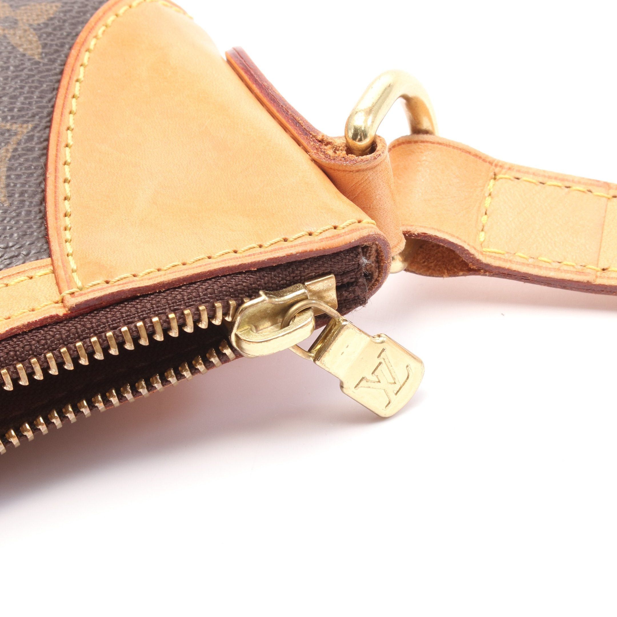 Louis Vuitton Louis Vuitton Odeon Pm Monogram Shoulder Bag Leather Brown Size ONE SIZE - 9 Thumbnail