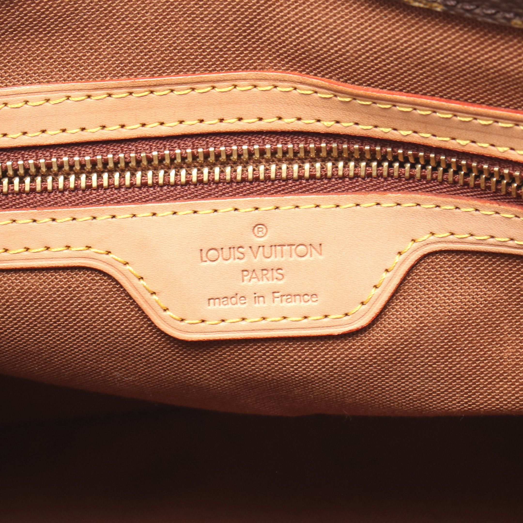 Louis Vuitton Louis Vuitton Cabas Piano Monogram Shoulder Bag Leather Brown Size ONE SIZE - 4 Thumbnail
