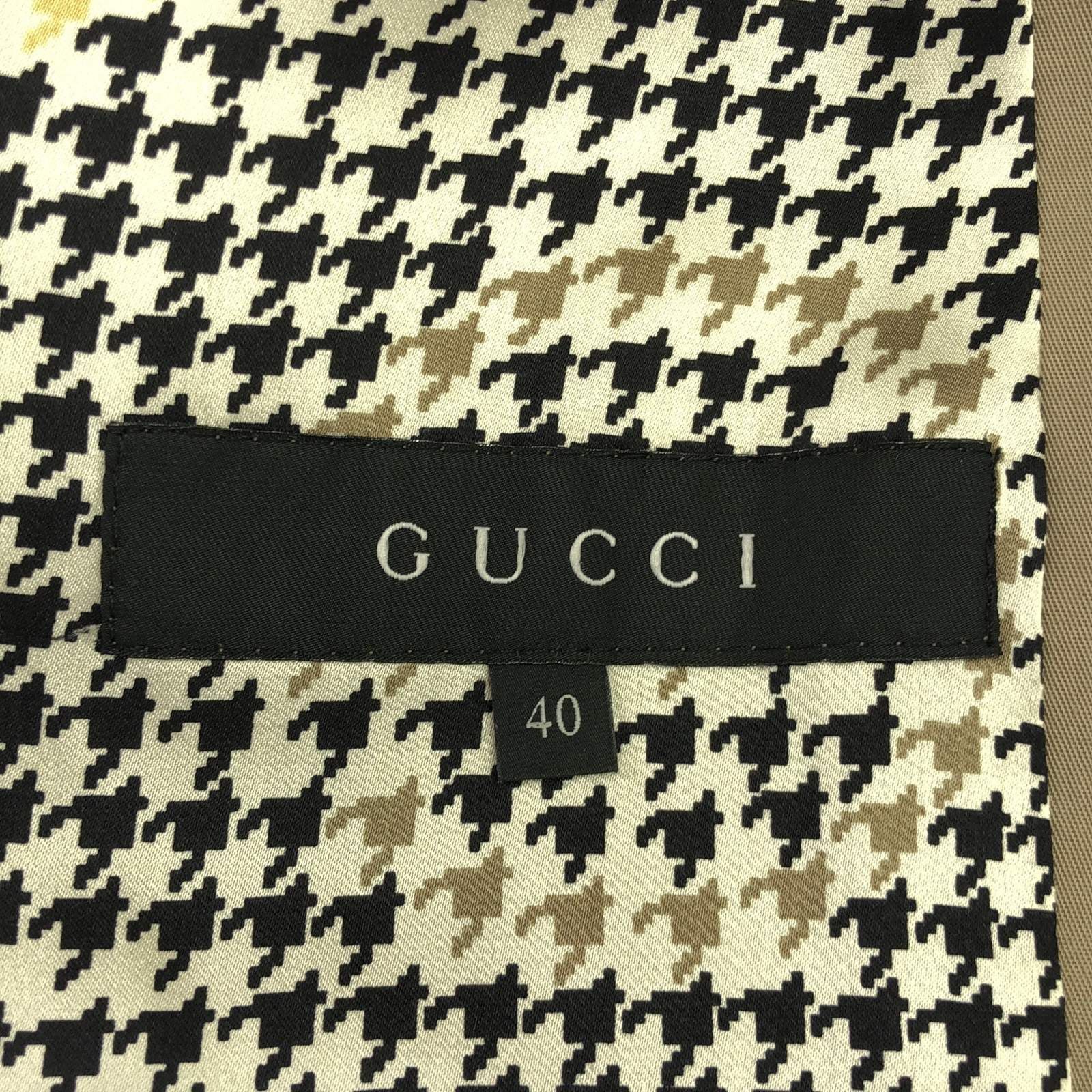 Gucci Gucci Coat Cotton Beige Size ONE SIZE - 5 Thumbnail
