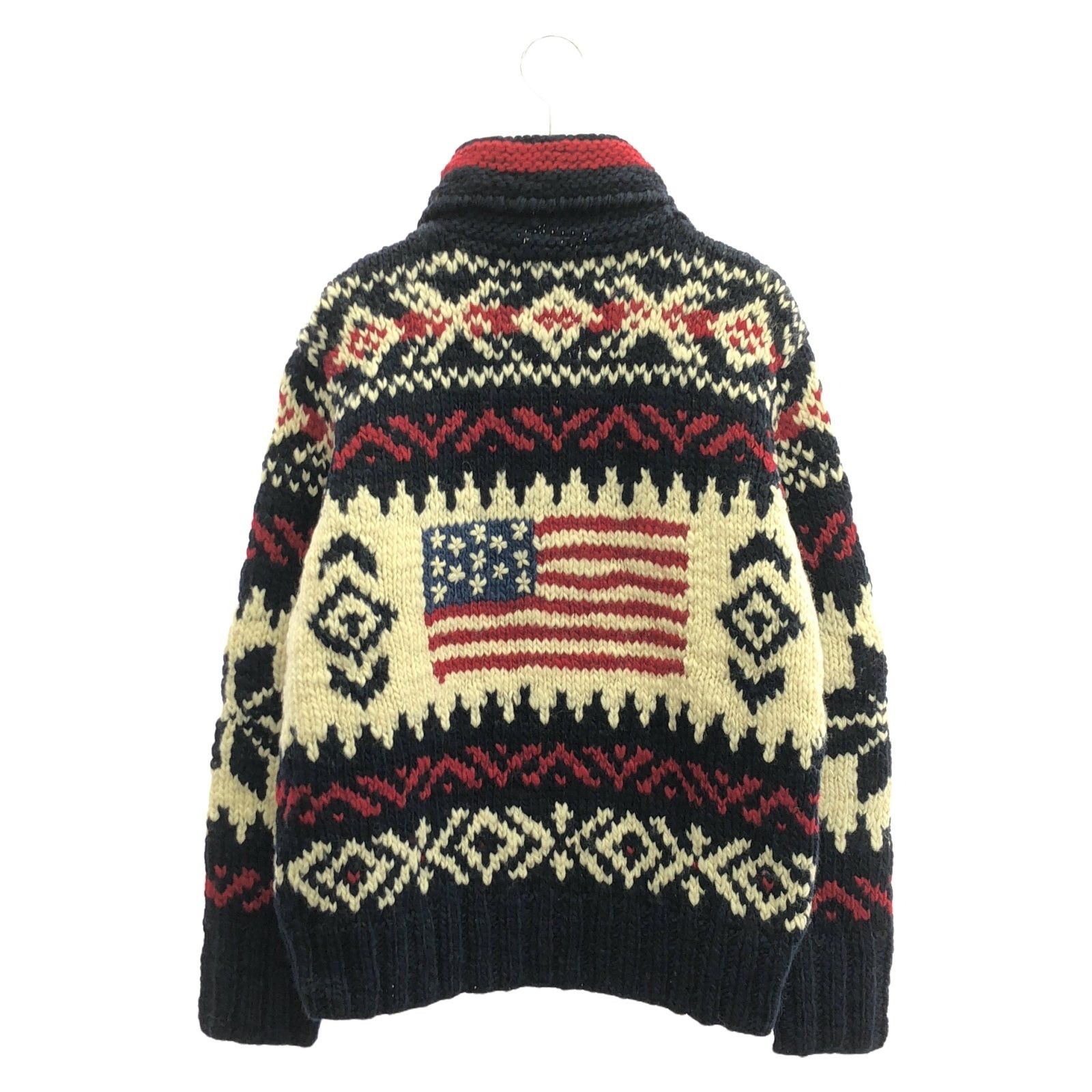 Ralph Lauren Ralph Lauren Knitted Jacket Wool Navy Size ONE SIZE - 2 Thumbnail