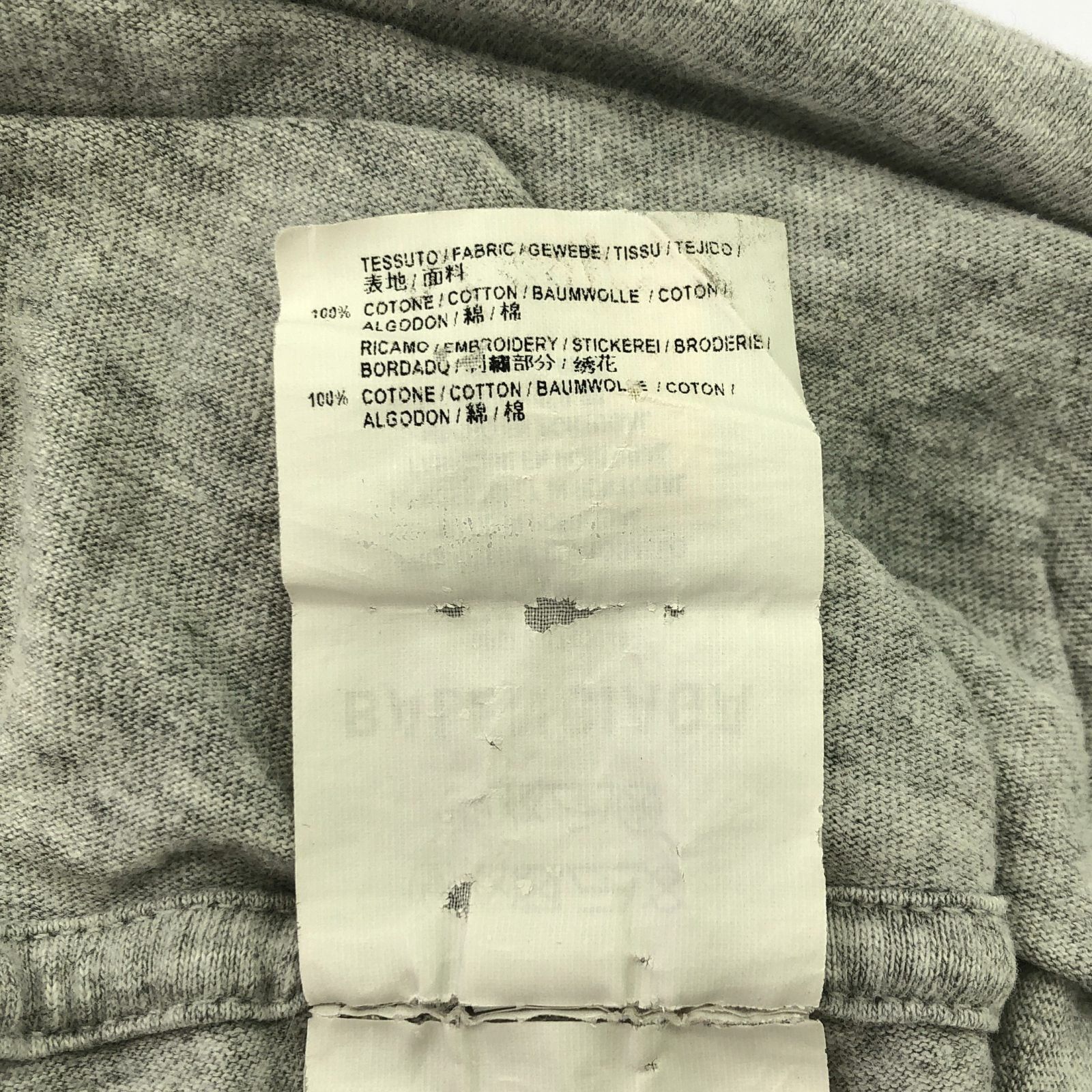 Balenciaga Balenciaga Cut And Sew Cotton Gray Size ONE SIZE - 6 Thumbnail
