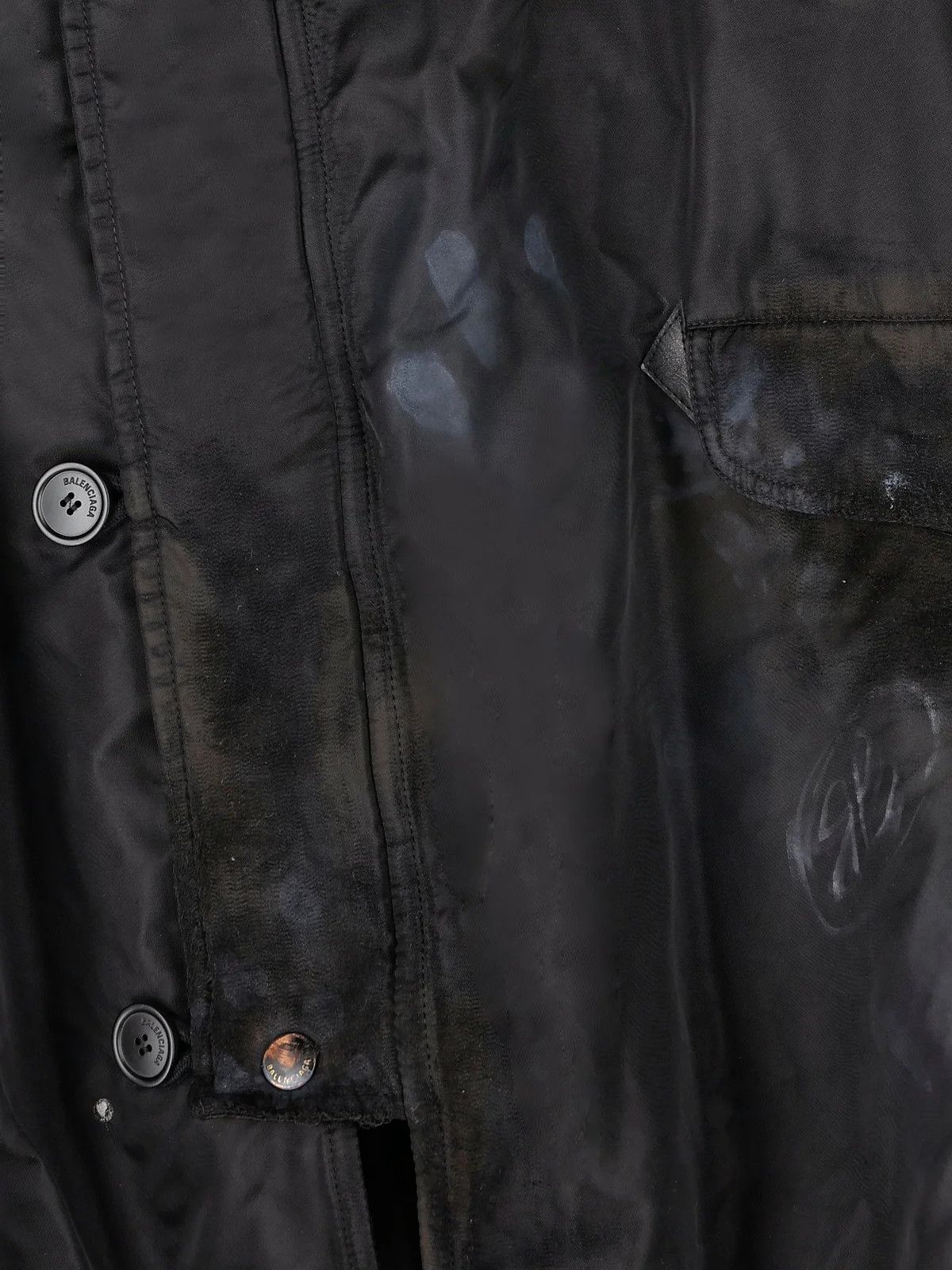 Balenciaga Balenciaga Fake Fur Hooded Military Parka Size US S / EU 44-46 / 1 - 3 Thumbnail