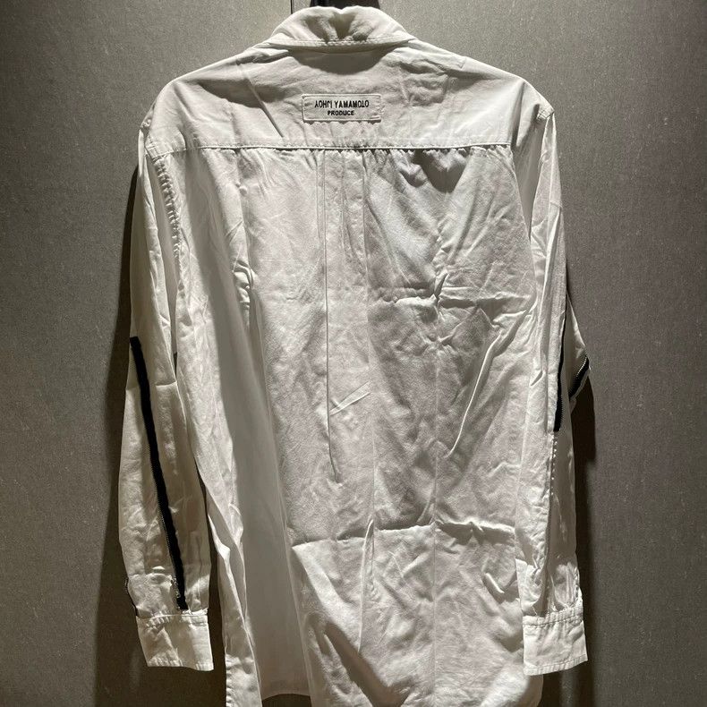 Yohji Yamamoto Yohji Yamamoto Zip Detail Shirt Size 3 Size US L / EU 52-54 / 3 - 3 Thumbnail
