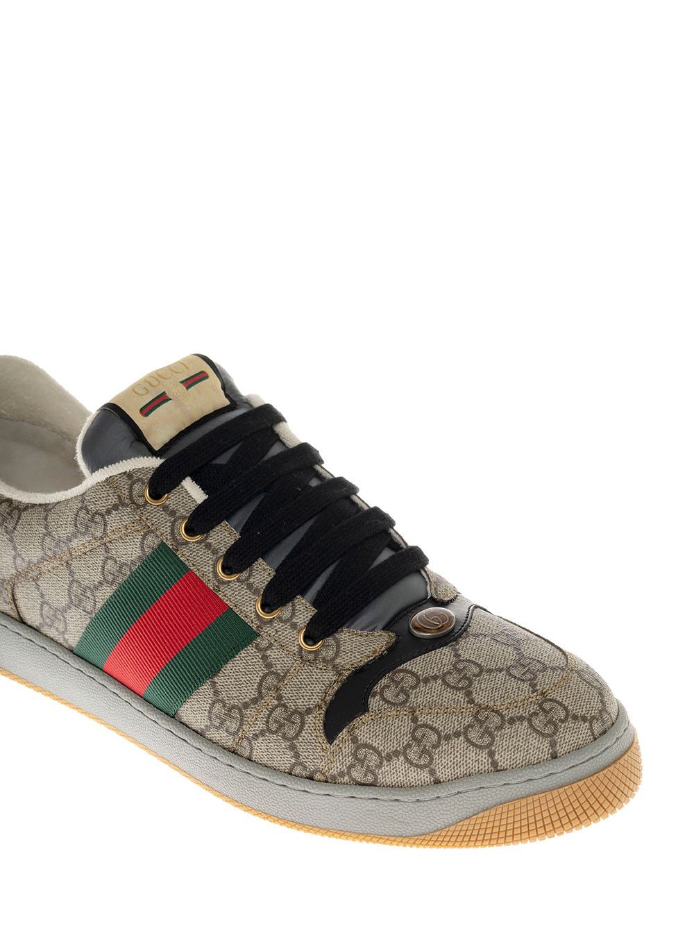 Gucci GG Screener Sneakers with Web Detail Size US 6 / EU 39 - 3 Thumbnail