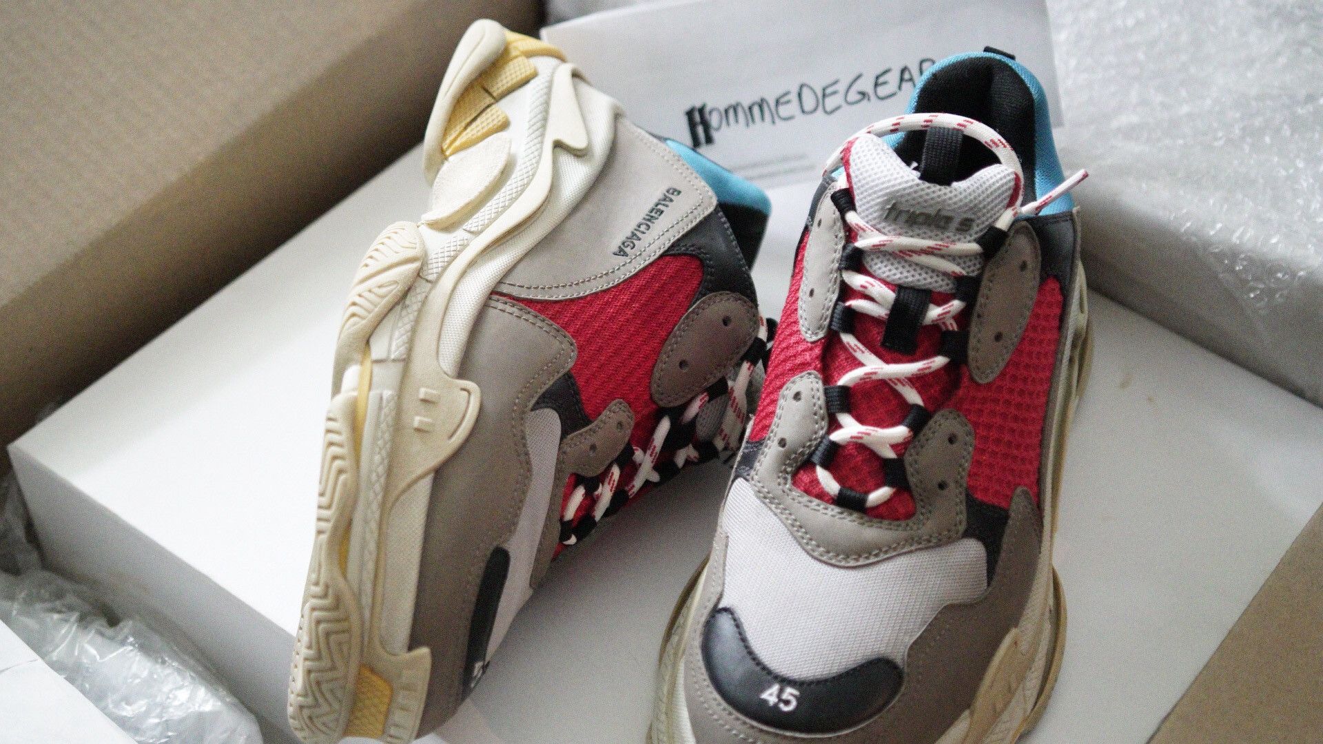 Balenciaga Triple S - Lego Trainers Size US 12 / EU 45 - 5 Thumbnail