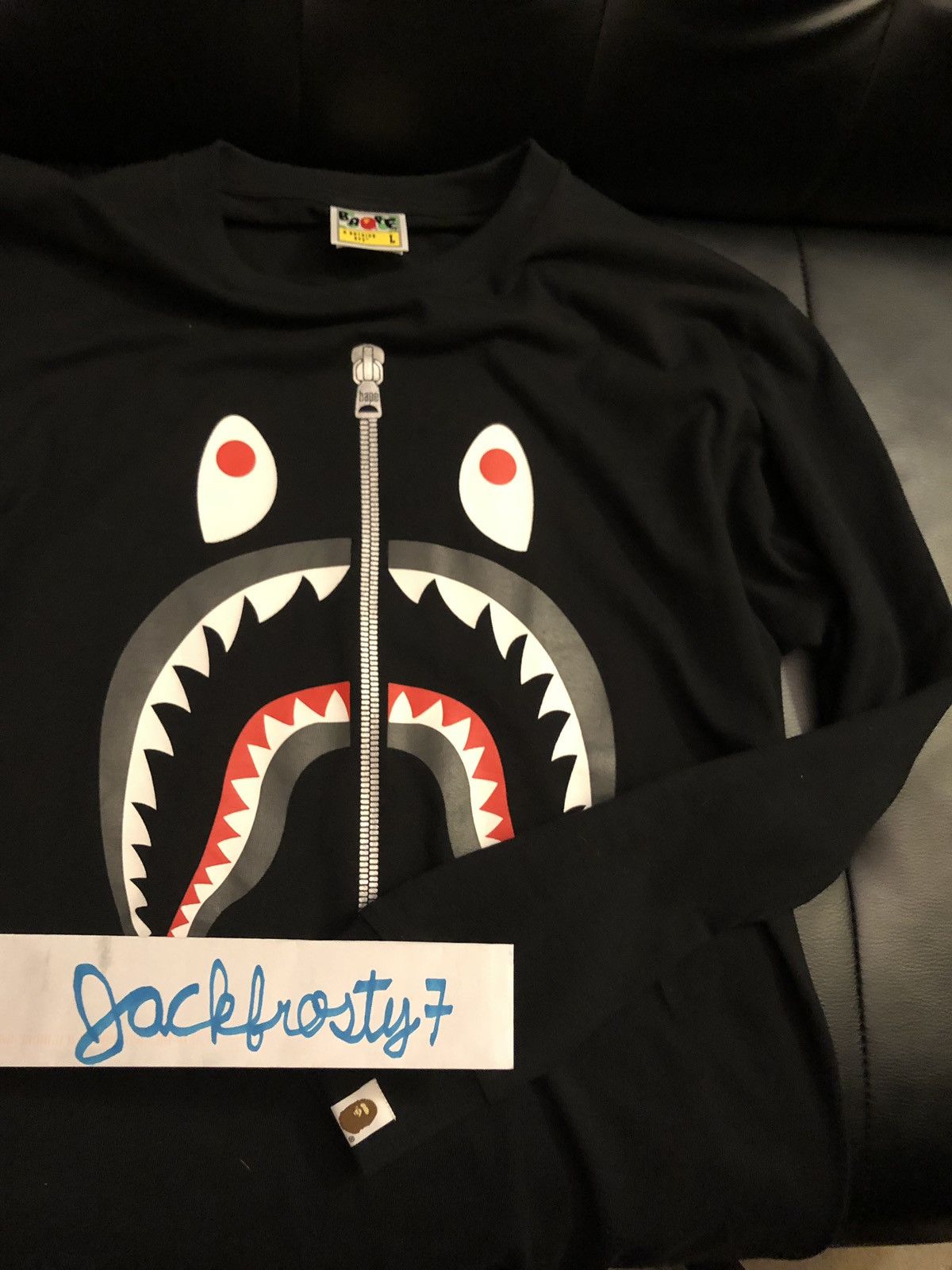 Bape shark best sale long sleeve