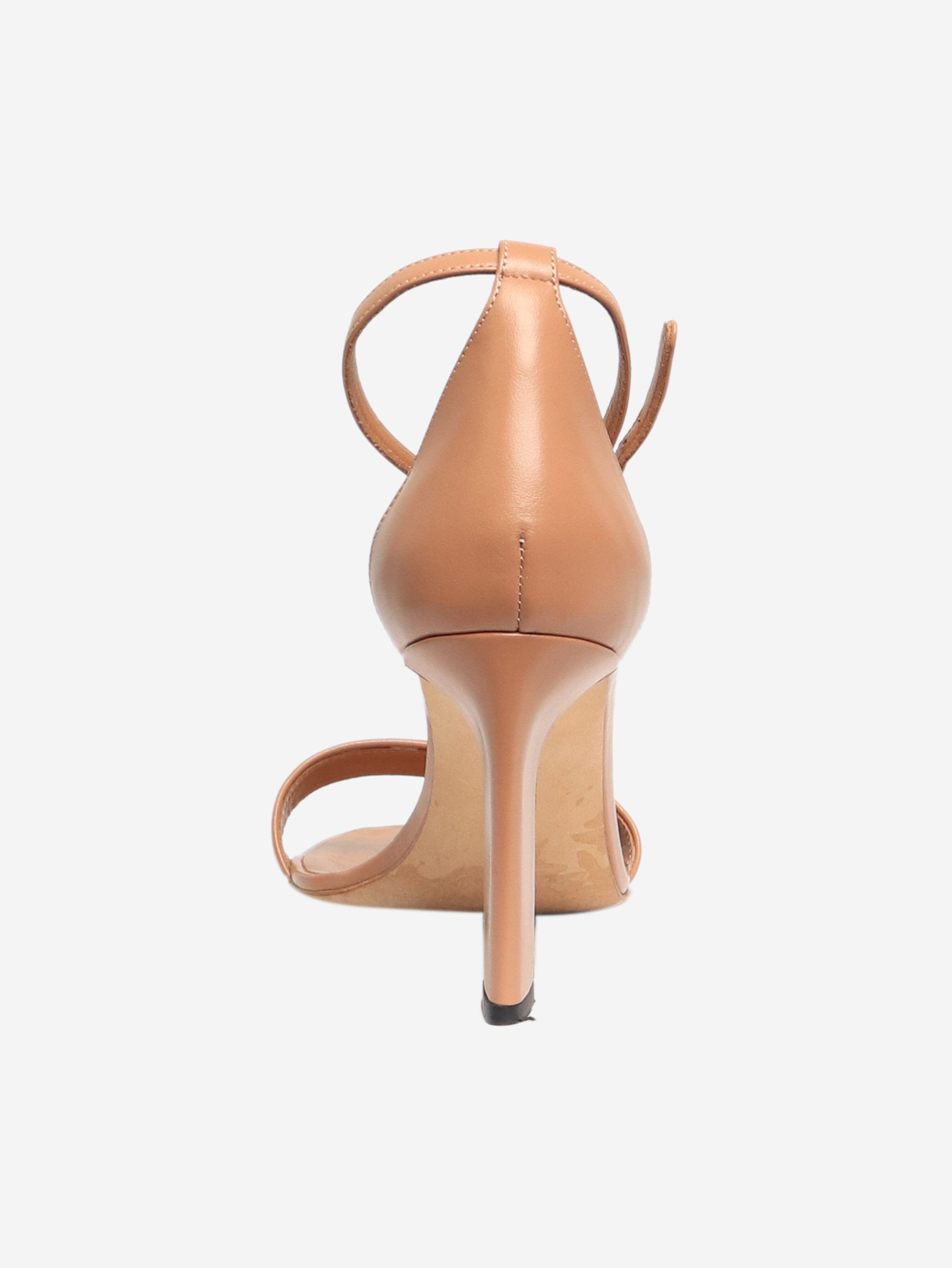 Blush leather sandal heels - size EU 41