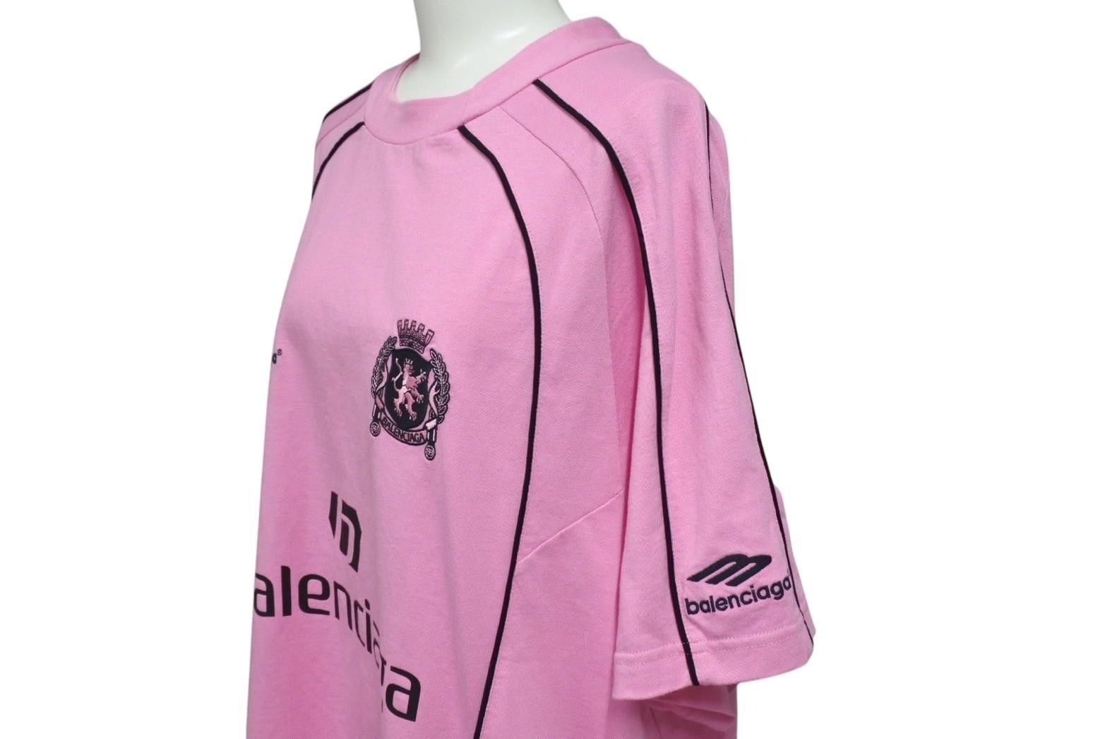 balenciaga 24ss paris soccer t-shirt oversized