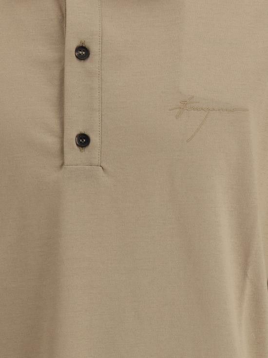Salvatore Ferragamo SALVATORE FERRAGAMO Men Polo Shirts 782780 004 BEIGE Size US S / EU 44-46 / 1 - 3 Thumbnail