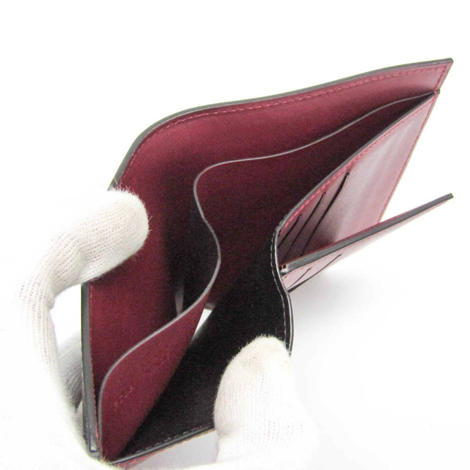 Cartier Cartier Logo L3001457 Men's Leather Bill Wallet (bi-fold) Black,Bordeaux Size ONE SIZE - 5 Thumbnail