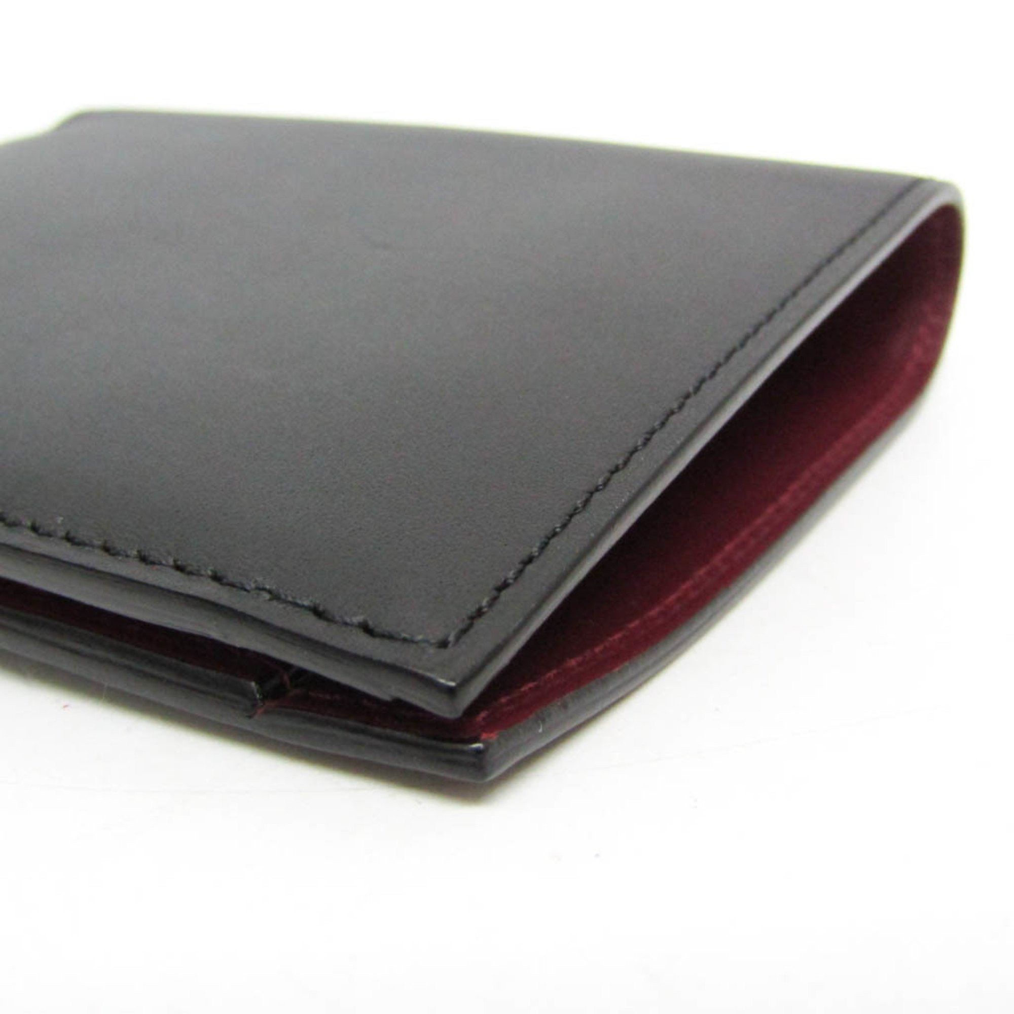 Cartier Cartier Logo L3001457 Men's Leather Bill Wallet (bi-fold) Black,Bordeaux Size ONE SIZE - 9 Thumbnail