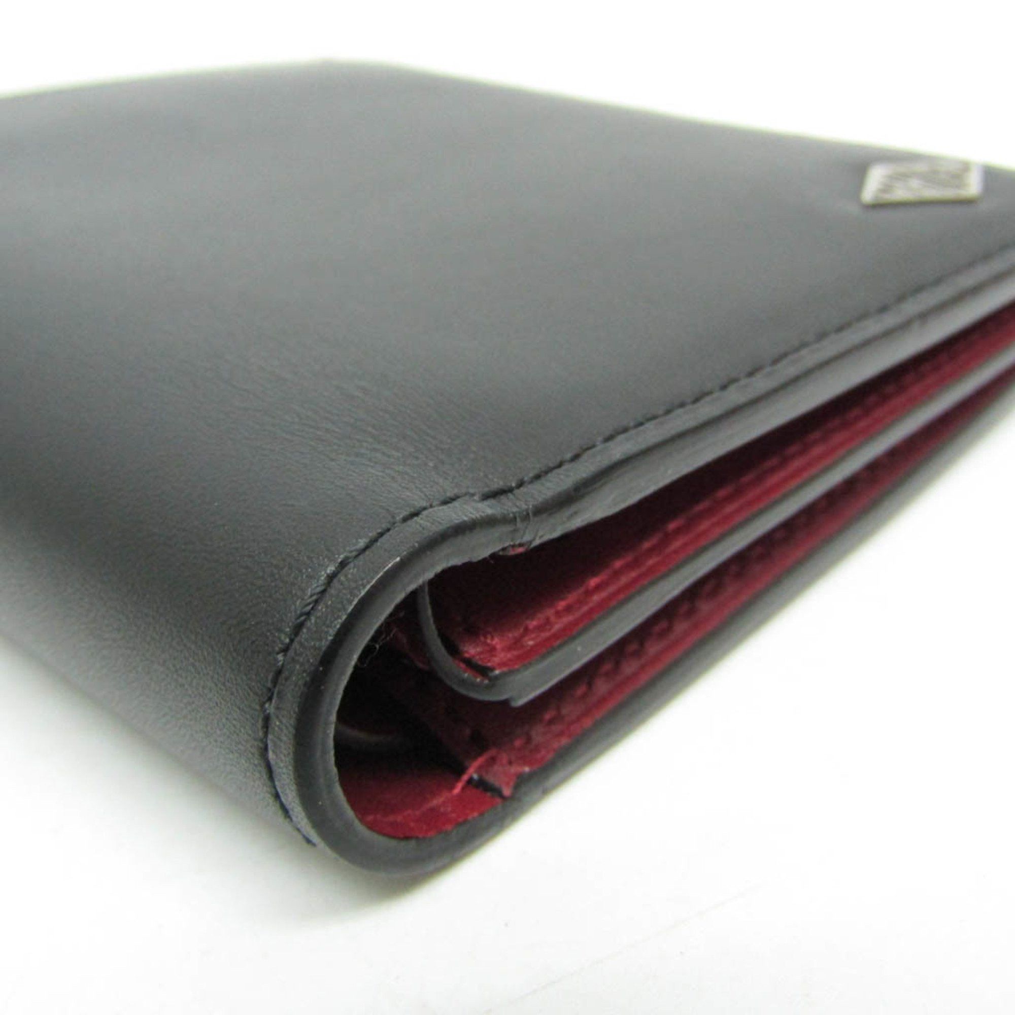 Cartier Cartier Logo L3001457 Men's Leather Bill Wallet (bi-fold) Black,Bordeaux Size ONE SIZE - 8 Thumbnail