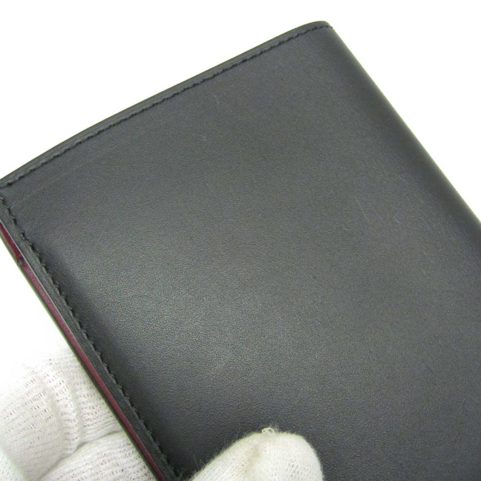 Cartier Cartier Logo L3001457 Men's Leather Bill Wallet (bi-fold) Black,Bordeaux Size ONE SIZE - 7 Thumbnail