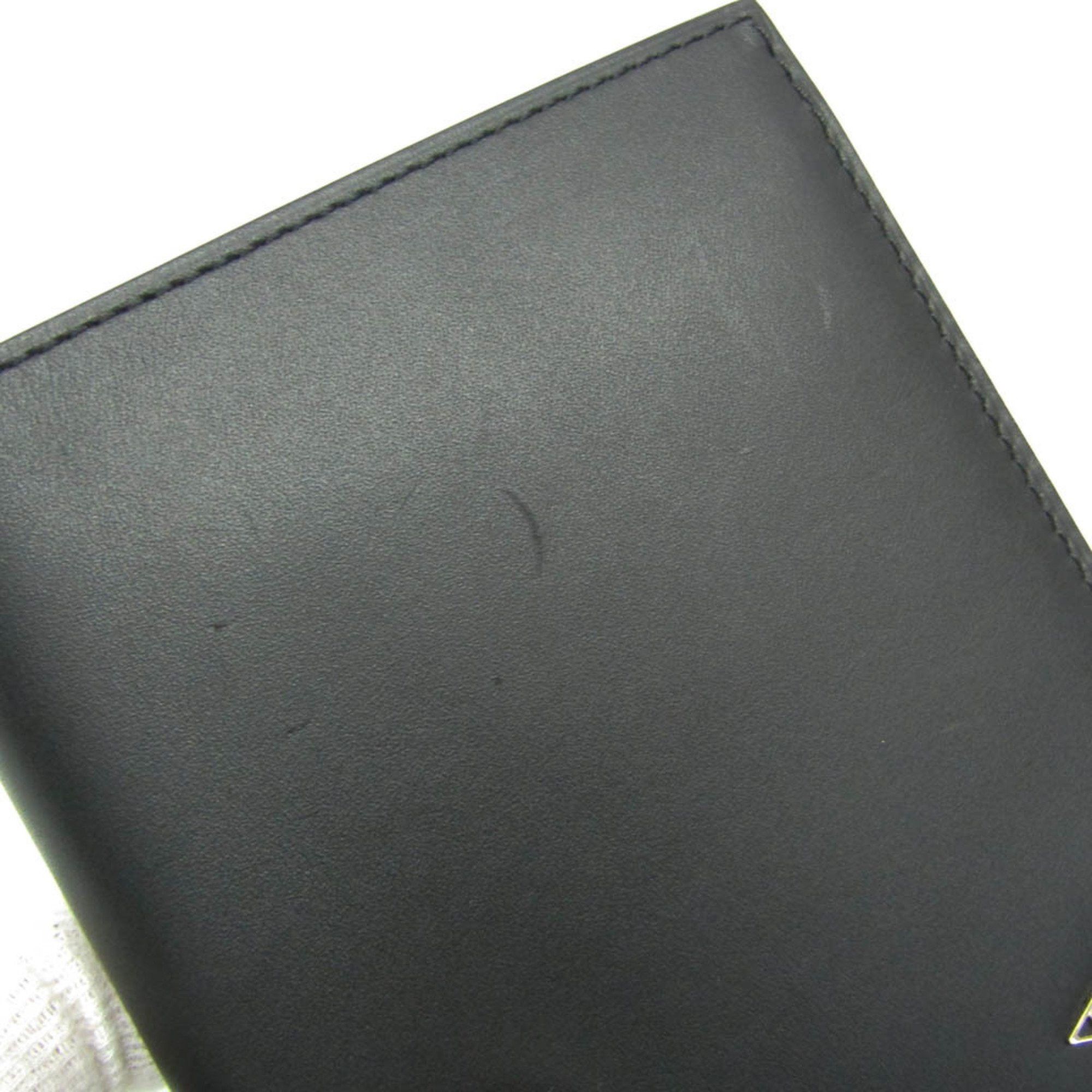 Cartier Cartier Logo L3001457 Men's Leather Bill Wallet (bi-fold) Black,Bordeaux Size ONE SIZE - 6 Thumbnail